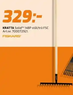 Bolist Fiskars kratta solid 14bp stål/trä fsc erbjuda