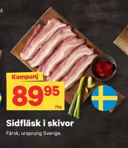City Gross Sidfläsk i skivor erbjuda