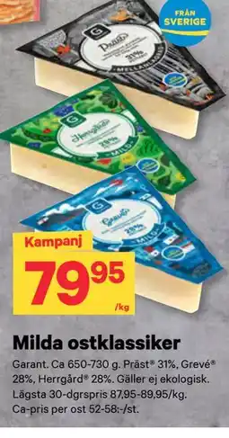 City Gross Milda ostklassiker erbjuda