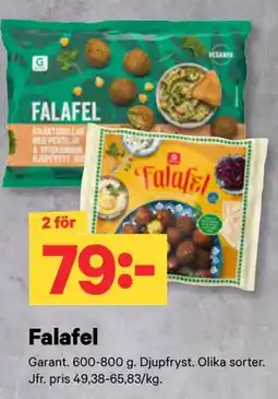 City Gross Falafel erbjuda