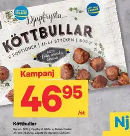 City Gross Köttbullar erbjuda