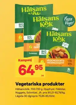 City Gross Vegetariska produkter erbjuda