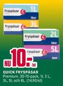 ÖoB Quick fryspåsar erbjuda
