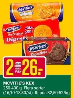 ÖoB McVitie's kex erbjuda