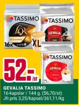 ÖoB Gevalia Tassimo erbjuda