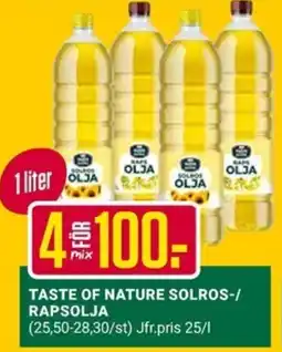 ÖoB Taste of Nature Solros-/Rapsolja erbjuda