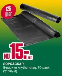 ÖoB Sopsäckar erbjuda