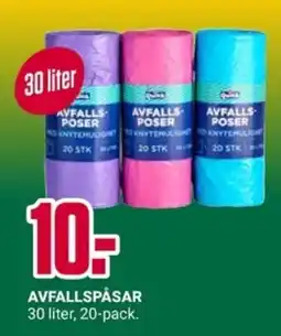 ÖoB Avfallsposer erbjuda
