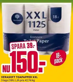 ÖoB Verasoft toapapper xxl erbjuda