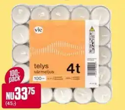 ÖoB Vie telys värme ljus erbjuda