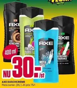 ÖoB Axe duschcreme erbjuda