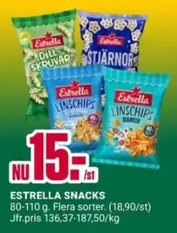 ÖoB Estrella snacks erbjuda