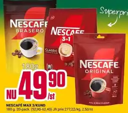 ÖoB Nescafe max erbjuda