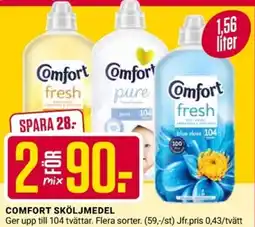 ÖoB Comfort sköljmedel erbjuda