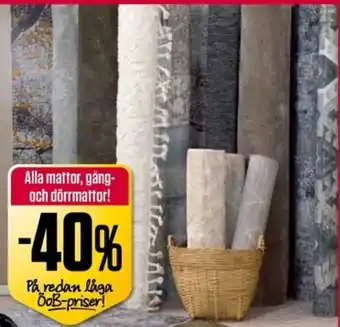 Alla mattor, gång- och dörrmattor!