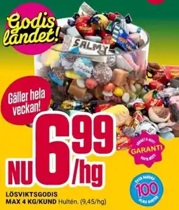 ÖoB Lösviktsgodis erbjuda
