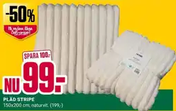 ÖoB Home pläd stripe erbjuda