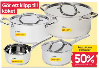 Rusta Home kastruller