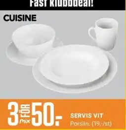 ÖoB Cuisine servis vit erbjuda