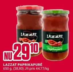 ÖoB Lazzat paprikapuré erbjuda