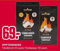 ÖoB I-2-3 Fire tennblocker tändpåsar erbjuda