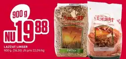 ÖoB Lazzat linser erbjuda