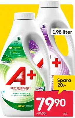 Rusta A+ waschmittel erbjuda