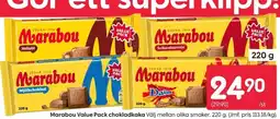 Rusta Marabou Value Pack chokladkaka erbjuda