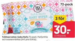 Rusta Baby NoFo tvättservetter erbjuda