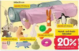 Rusta Hund- och katt-leksaker erbjuda
