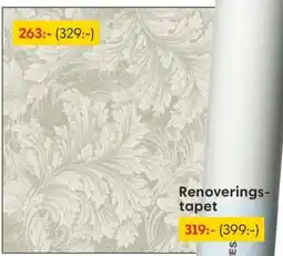 Rusta Renoverings-tapet erbjuda