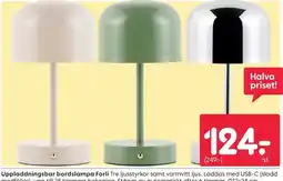 Rusta Forli uppladdningsbar bordslampa erbjuda