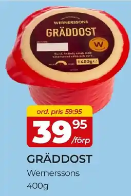Matrix Butikerna Wernerssons Gräddost erbjuda