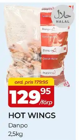 Matrix Butikerna Danpo hot wings erbjuda