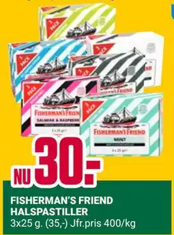 ÖoB FISHERMAN’S FRIEND HALSPASTILLER erbjuda