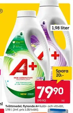 Rusta Tvättmedel, flytande A+ erbjuda