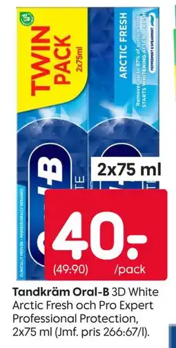 Rusta Tandkräm Oral-B erbjuda
