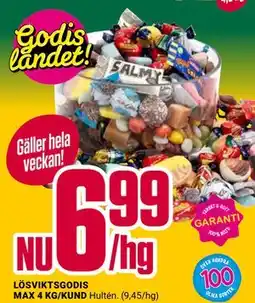 ÖoB LÖSVIKTSGODIS erbjuda