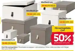 Rusta Förvaringslåda Carl erbjuda
