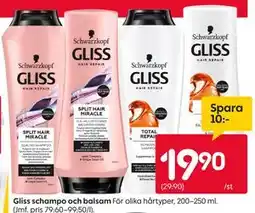 Rusta Gliss schampo och balsam erbjuda