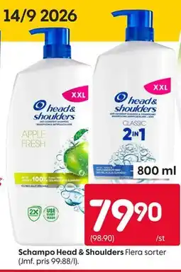Rusta Schampo Head & Shoulders erbjuda