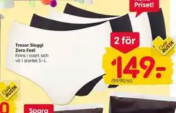 Rusta Trosor Sloggi Zero Feel, Medlemspris erbjuda