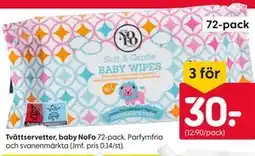 Rusta Tvättservetter, baby NoFo erbjuda