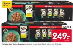 Rusta Våtfoder, katt Sheba Selection erbjuda