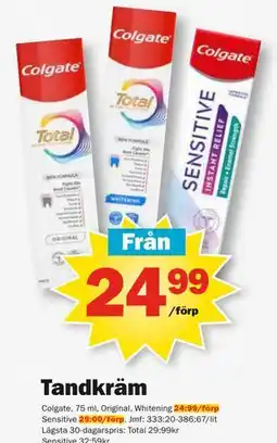 Pekås Tandkräm erbjuda