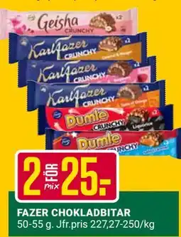 ÖoB FAZER CHOKLADBITAR erbjuda