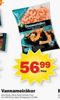Pekås Vannameiräkor erbjuda