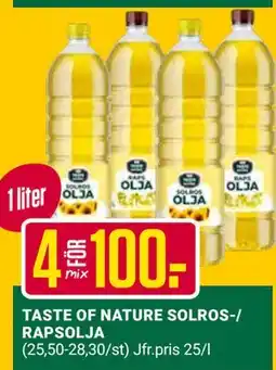 ÖoB TASTE OF NATURE SOLROS-/ RAPSOLJA erbjuda