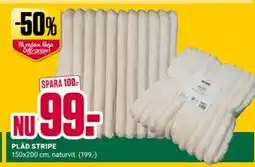 ÖoB PLÄD STRIPE erbjuda