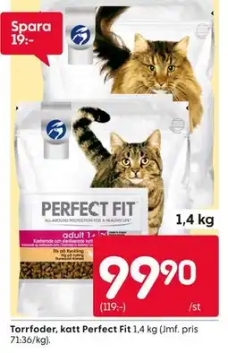 Rusta Torrfoder, katt Perfect Fit erbjuda